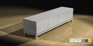 rendering render dressoir meubelmaker amsterdam cabinetmaker custom handmade furniture op maat gemaakt maatwerk meubels