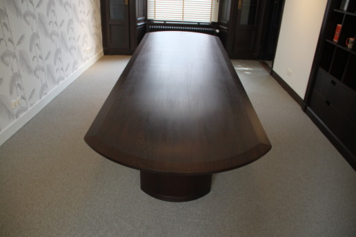 massief wenge vergadertafel, meubelmaker amsterdam cabinetmaker custom handmade furniture op maat gemaakt maatwerk meubels
