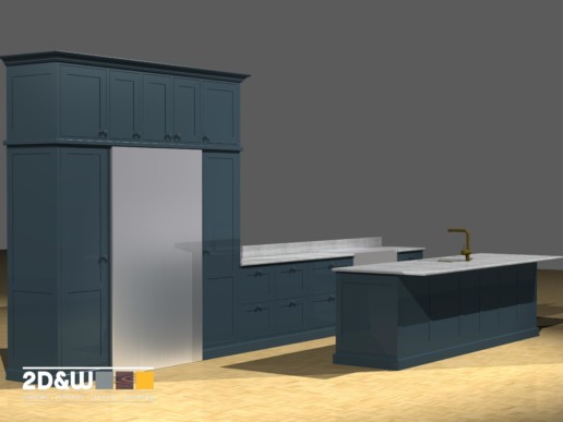 rendering render keuken meubelmaker amsterdam cabinetmaker custom handmade furniture op maat gemaakt maatwerk meubels
